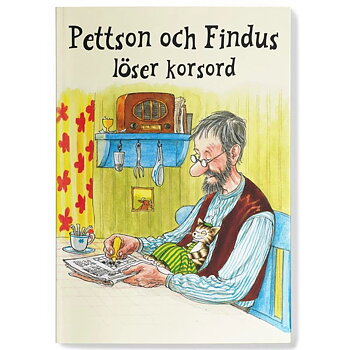 Pettson och Findus löser korsord