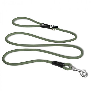Curli Stretch Comfort Leash, Mossgrön