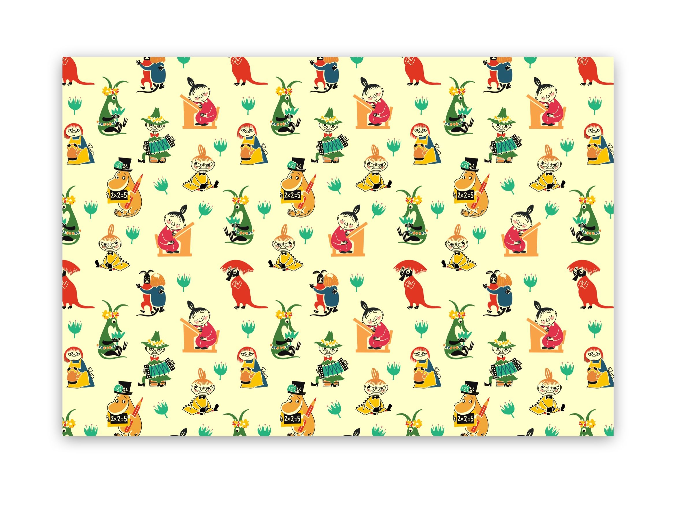 Mumin Bordsunderlägg - Retro 50's Pattern