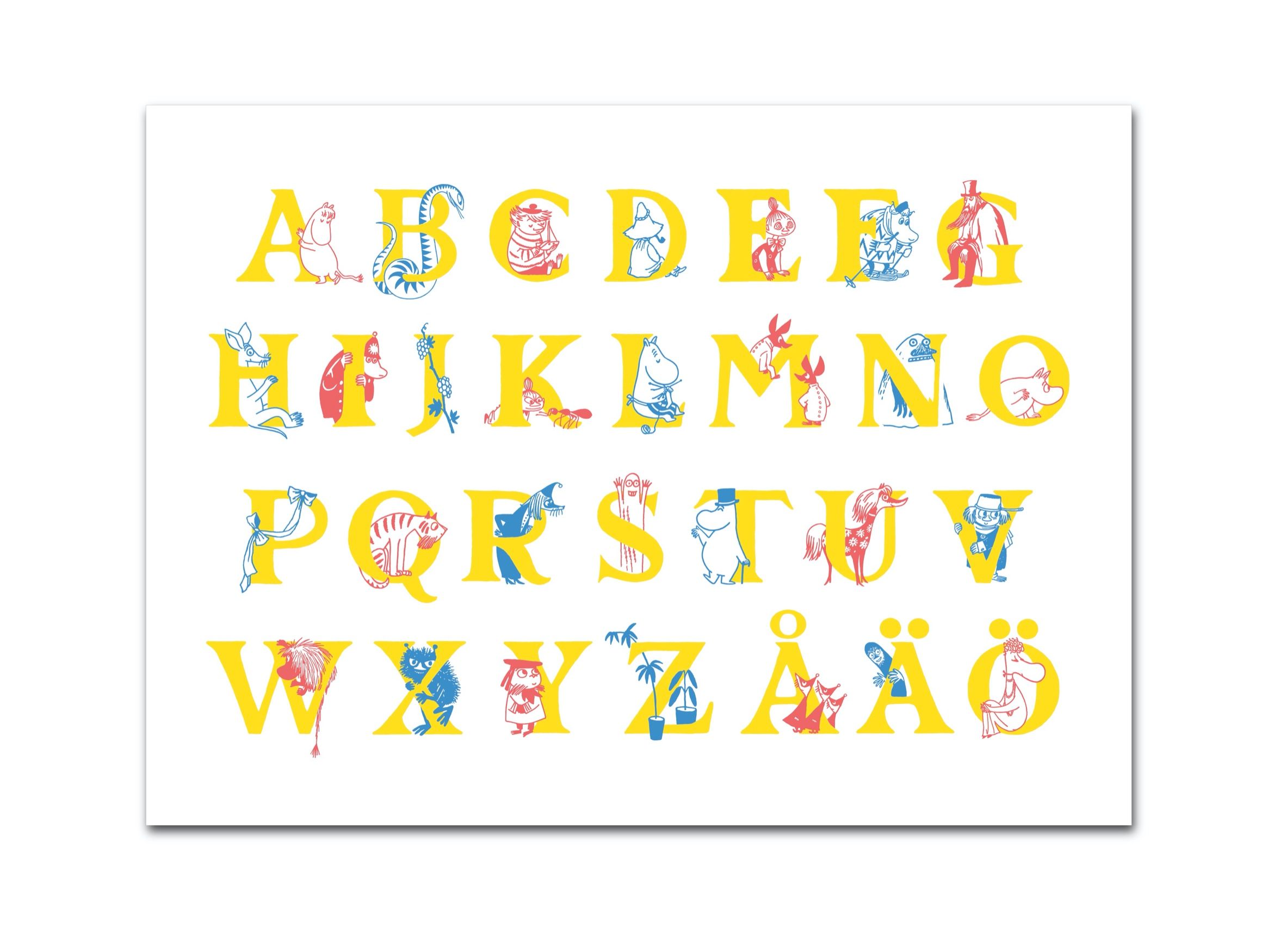 Moomin Table mat - ABC Moomin