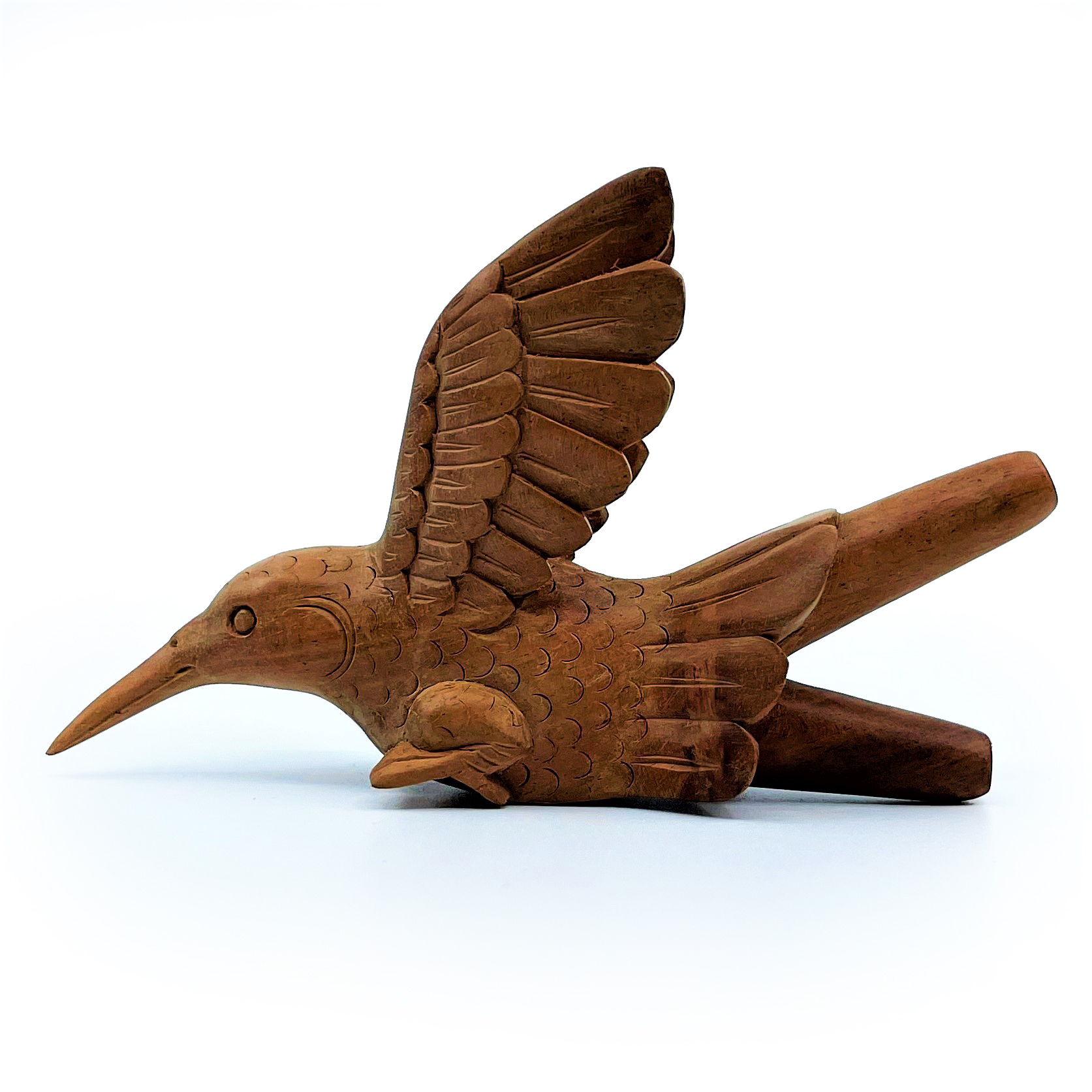 Kolibri stjärtfjäder-kuripe - Waru-trä