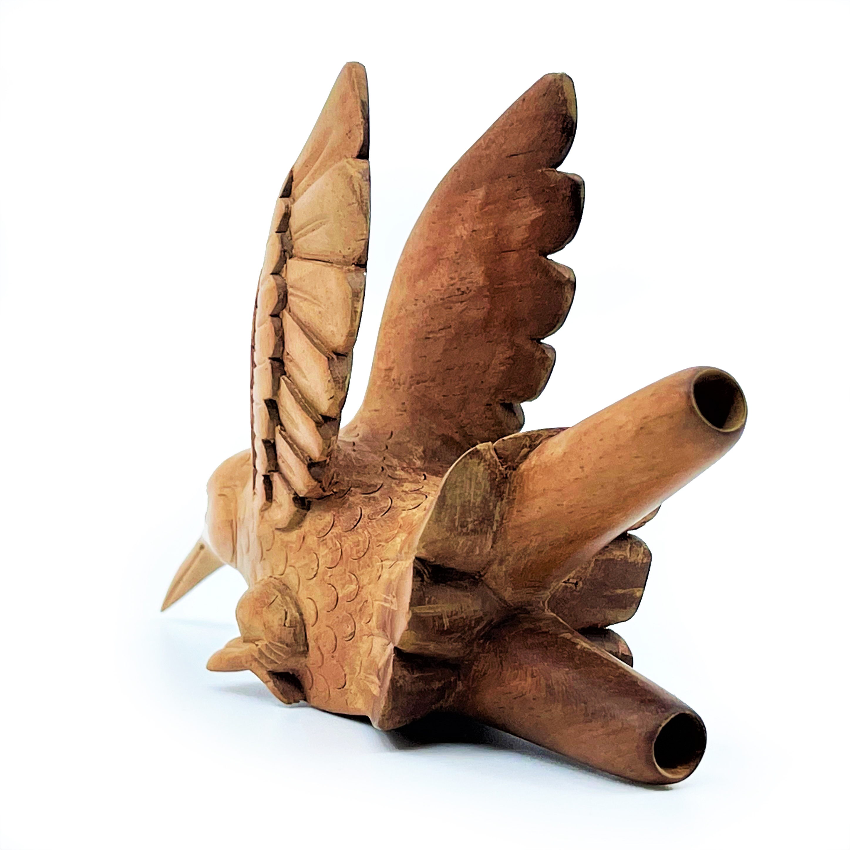 Kolibri stjärtfjäder-kuripe - Waru-trä - 4