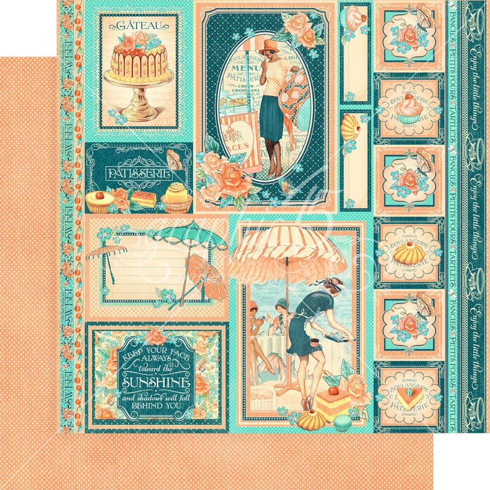 Graphic45 - Cafe Parisian - Delux Collection edition 8x8 - 7