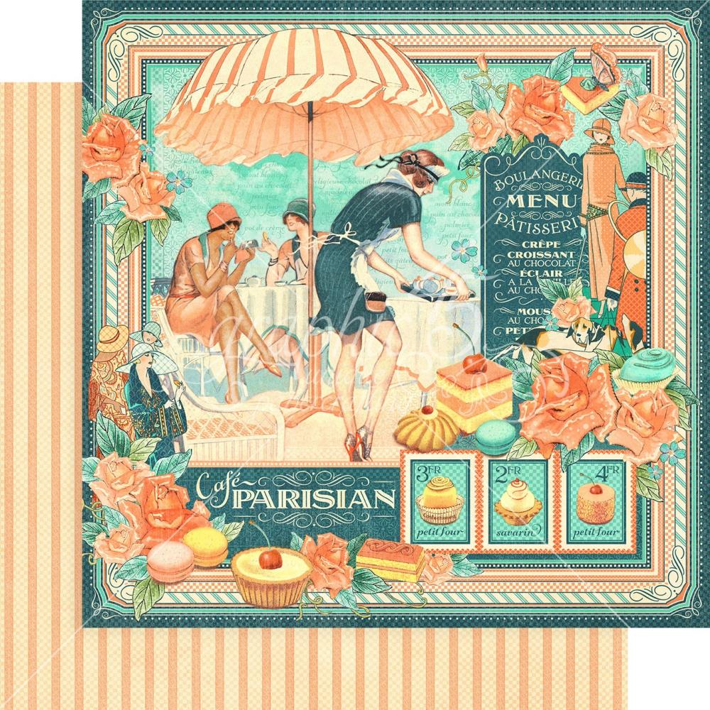 Graphic45 - Cafe Parisian - Delux Collection edition 8x8 - 2