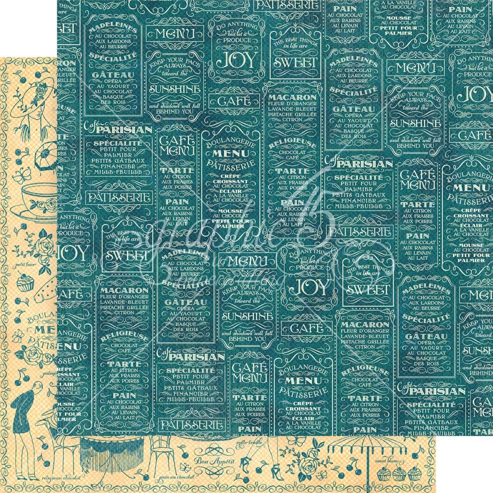 Graphic45 - Cafe Parisian - Delux Collection edition 8x8 - 5