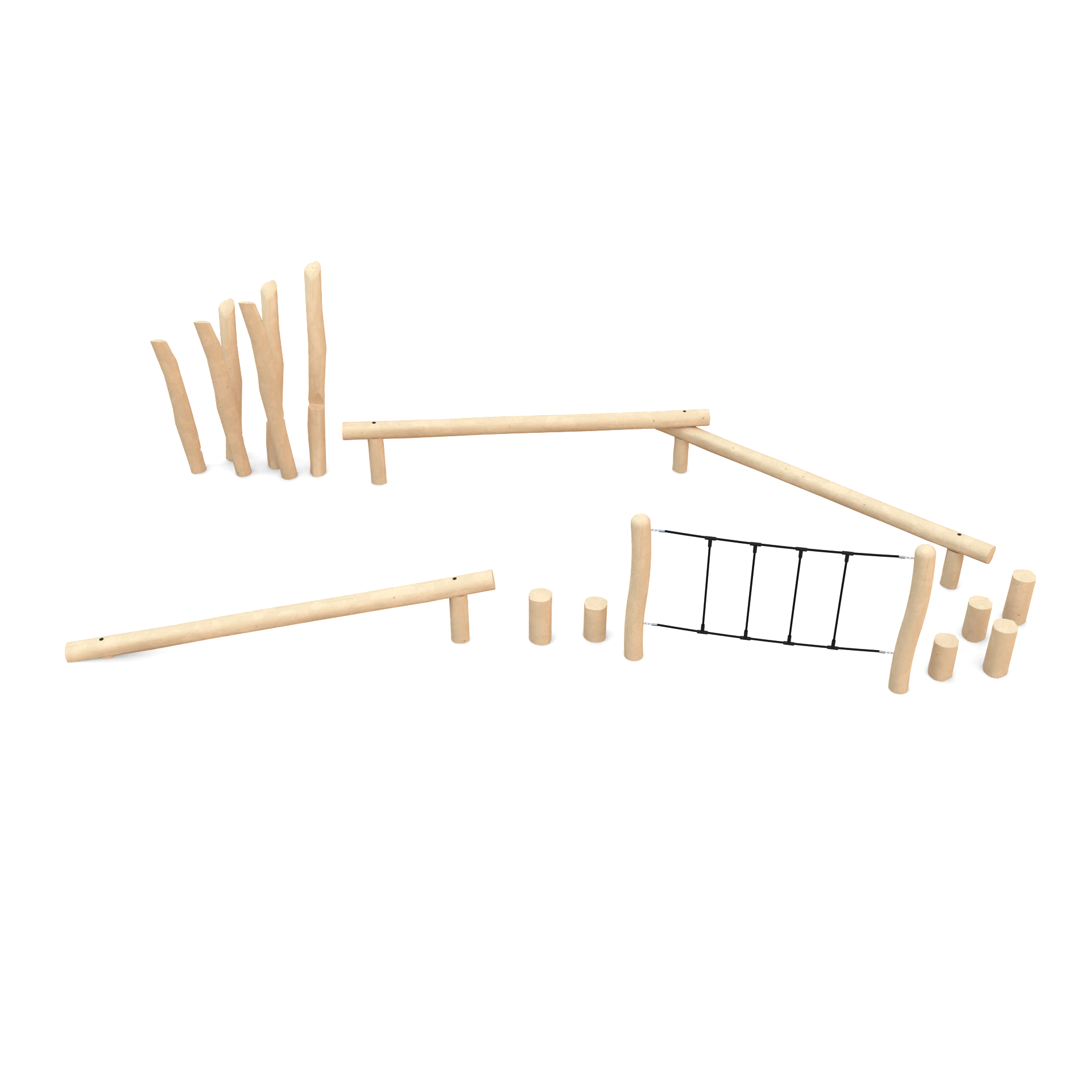 Paket Hinderbana U-form, 3-6 år