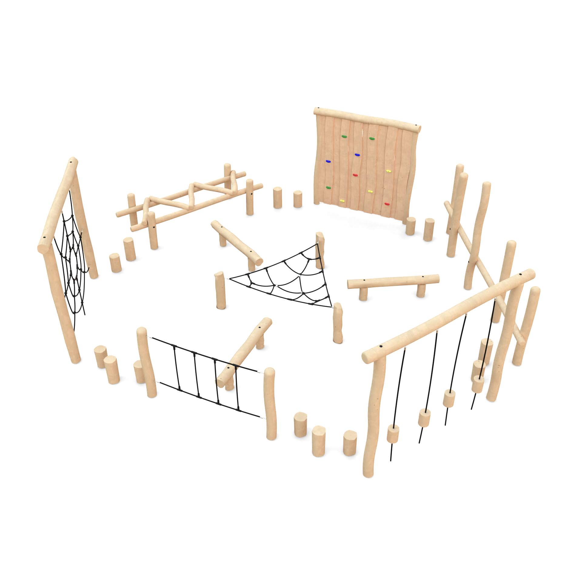 Paket Hinderbana Sexkant, 3-6 år
