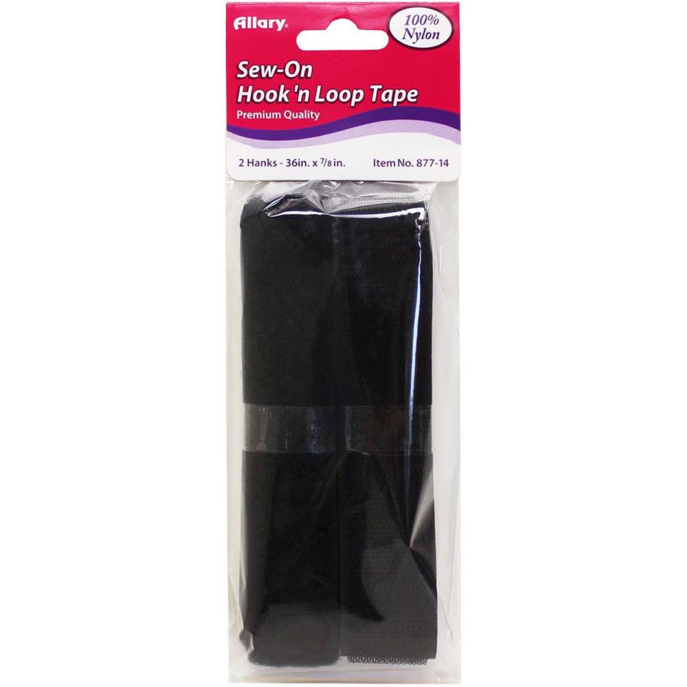 Allary - Sew On Hook And Loop Tape 8/Pkg