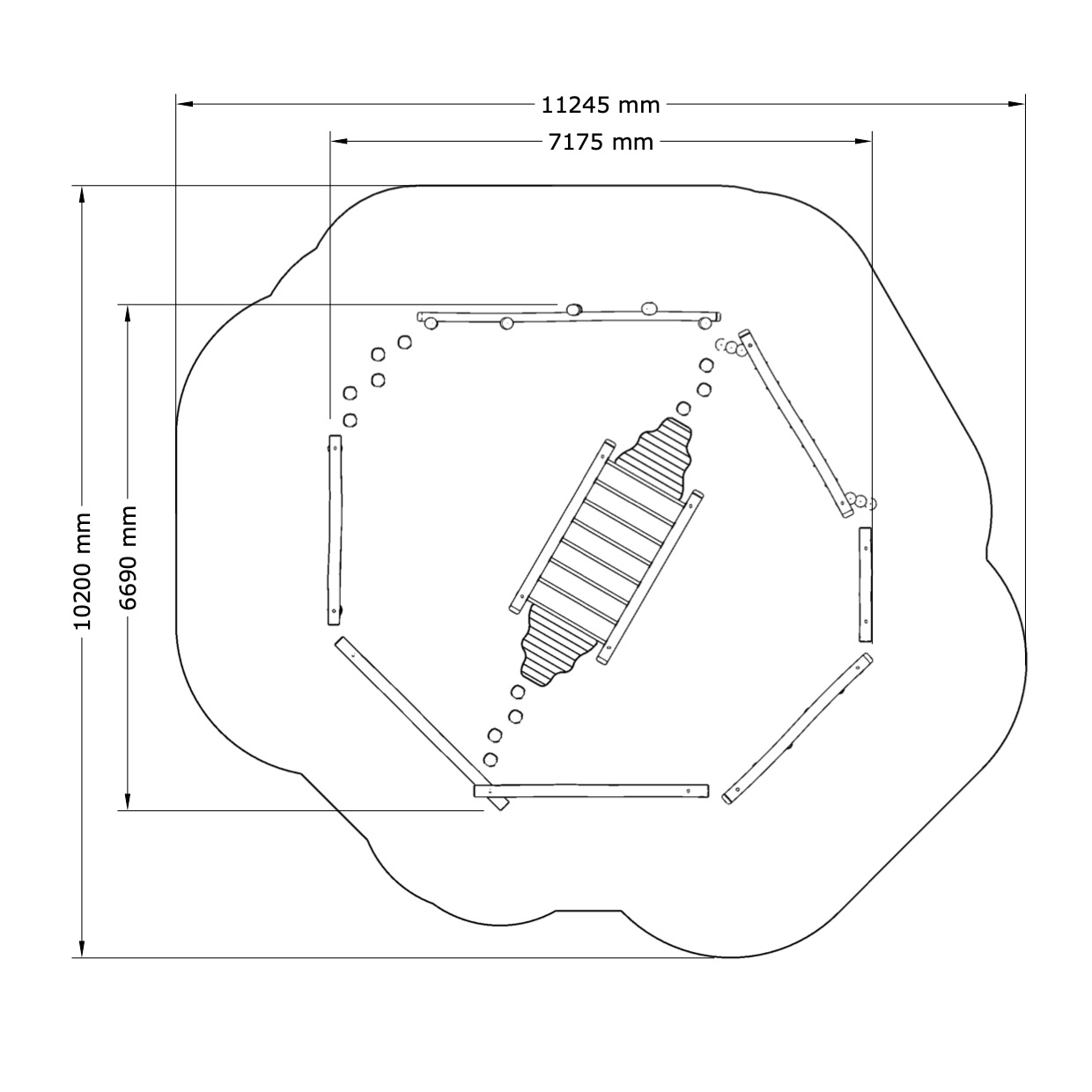 Paket Hinderbana Oktogon, 6-9 år - 2