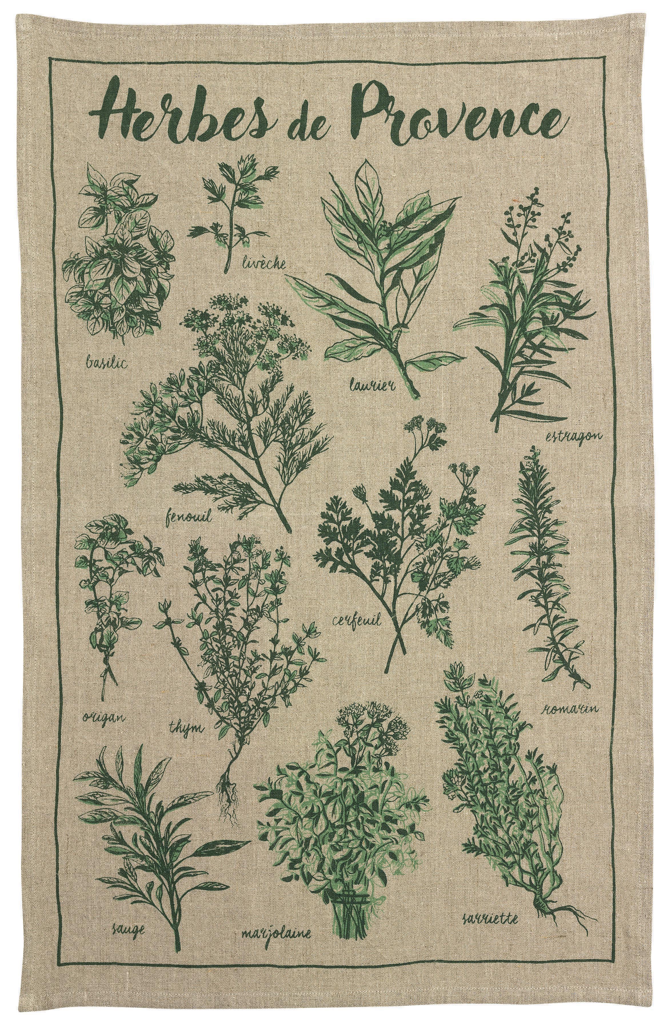  Maison Vivaraise Handduk Herbes de Provence