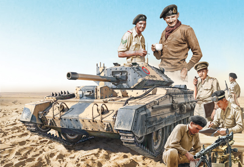 1/35 Crusader Mk. III with British Crew
