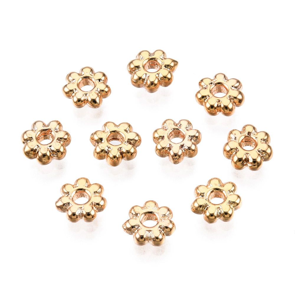 Pärla liten daisy  guld