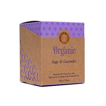 Organic Goodness scented candle Sage & Lavender