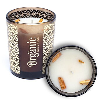 Organic Goodness scented candle Palo Santo & Cedar