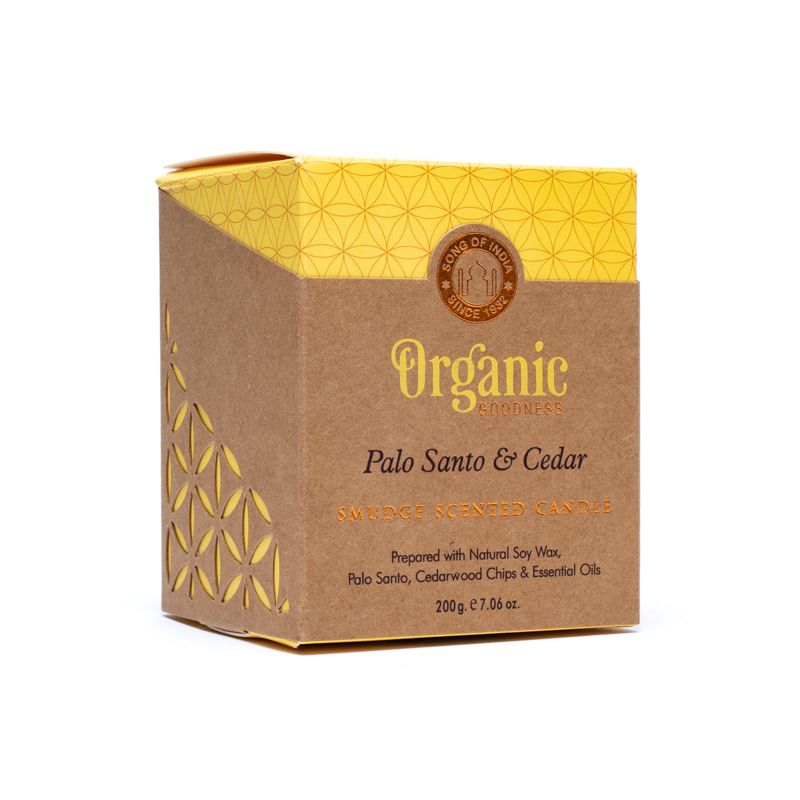 Organic Goodness scented candle Palo Santo & Cedar - 2