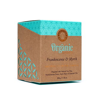 Organic Goodness scented candle Frankincense & Myrrh