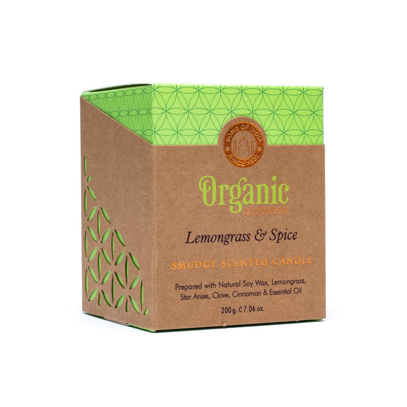 Organic Goodness scented candle Lemongrass & Spice - 4