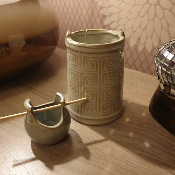 Aroma lampa/Oil Burner - Kinesisk Motiv - 2