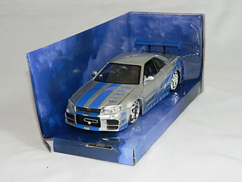 Nissan Skyline  GT-R  ( BNR 34 )  Brian`s  2002  1:24  Jada
