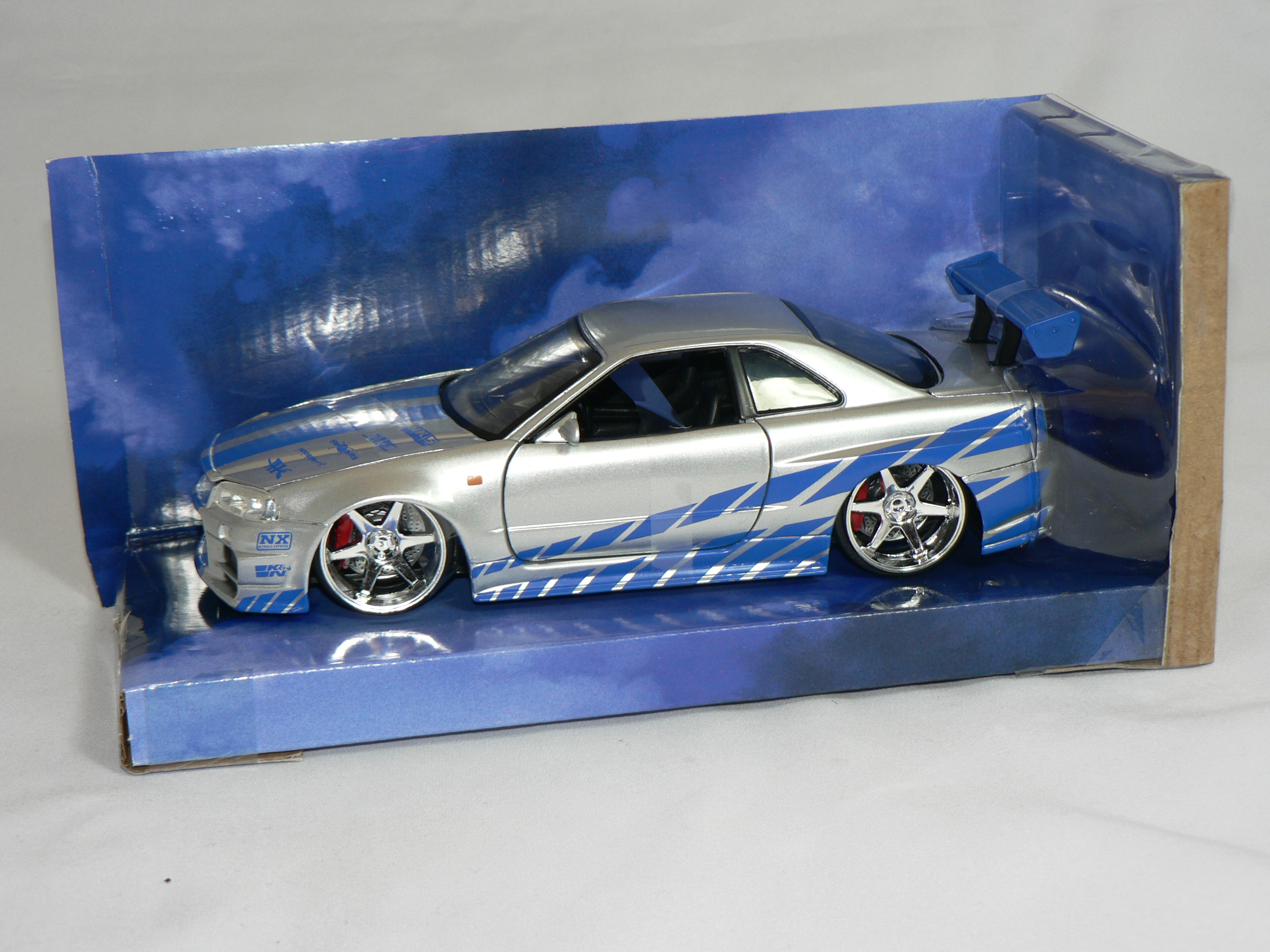 Nissan Skyline  GT-R  ( BNR 34 )  Brian`s  2002  1:24  Jada - 2