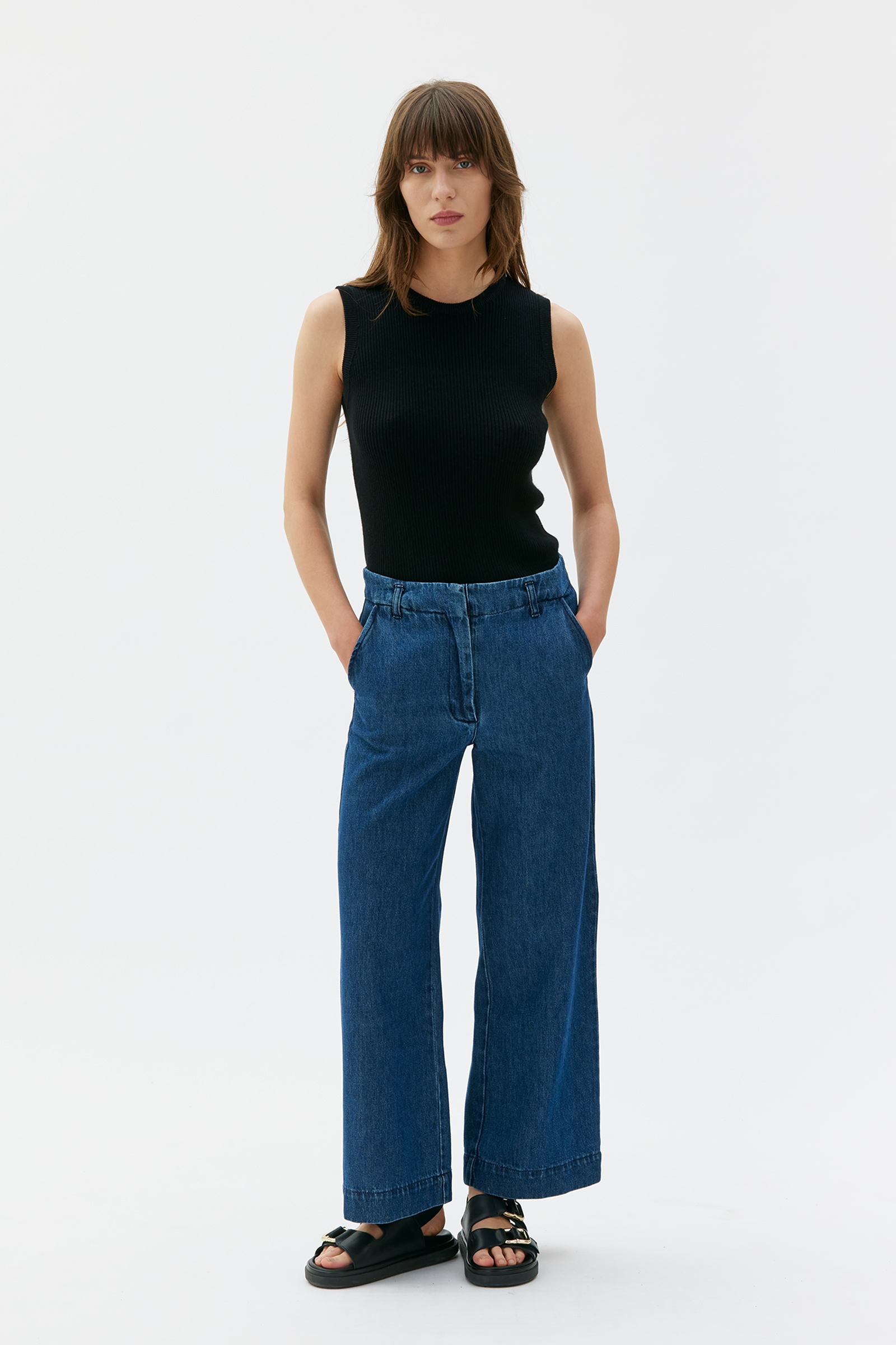 Light cotton trousers womens on sale