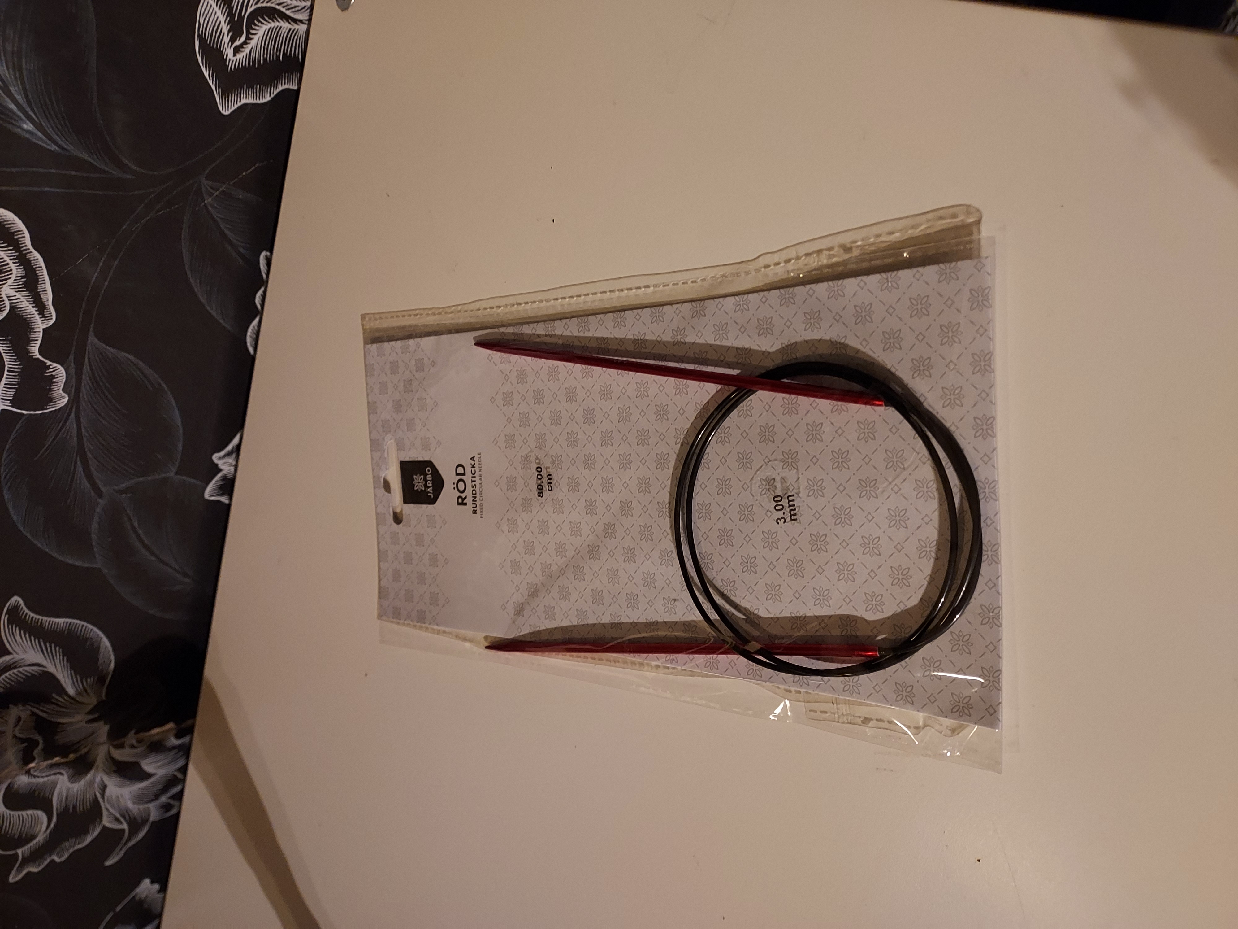 Rundsticka 3mm 80cm I metall med mjuk kabel
