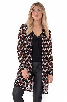 BIRKIN SHIRT HENNA ROSE/BLACK/CREME