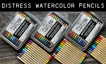 Tim Holtz Distress Watercolor Pencils SETS 1, 2, 3 BUNDLE 