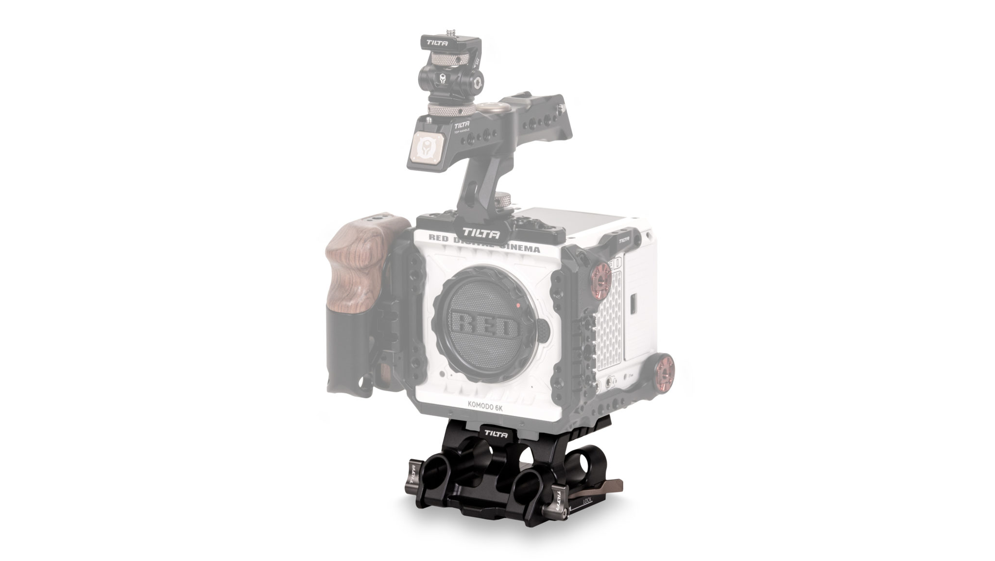 TILTA 15mm LWS Baseplate for RED Komodo Black - 3