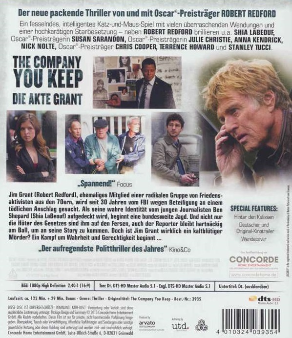 Company You Keep (ej svensk text) (Blu-ray) - 2