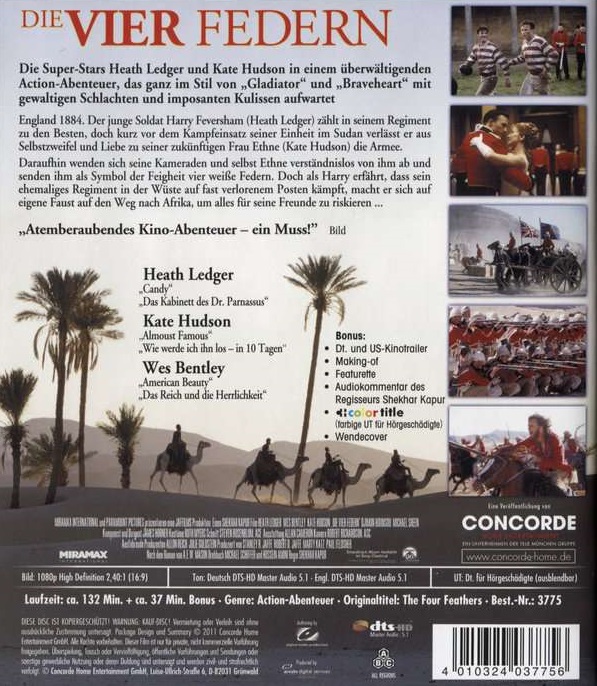 Four Feathers (ej svensk text) (Blu-ray) - 2