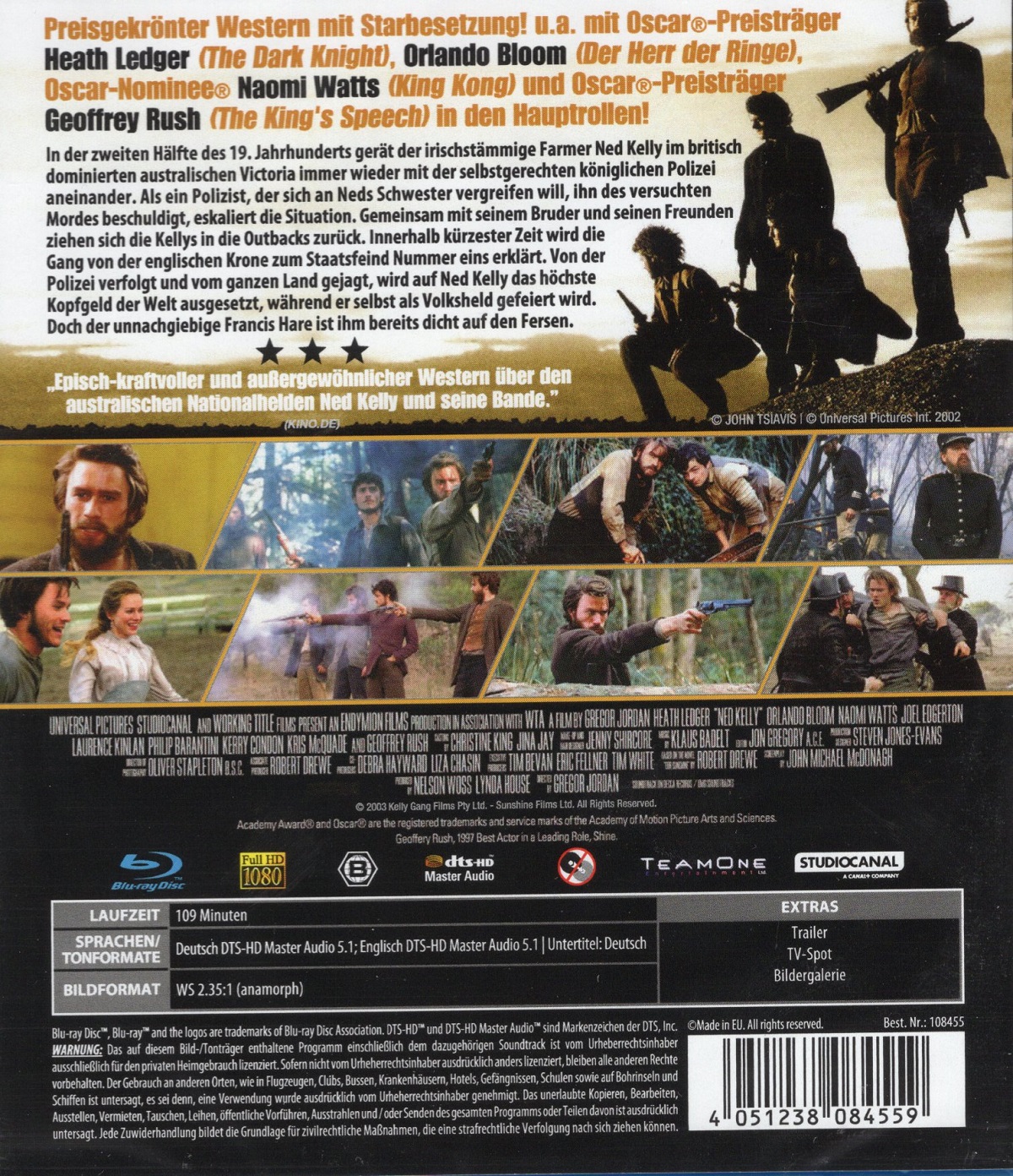 Ned Kelly (ej svensk text) (Blu-ray) - 2