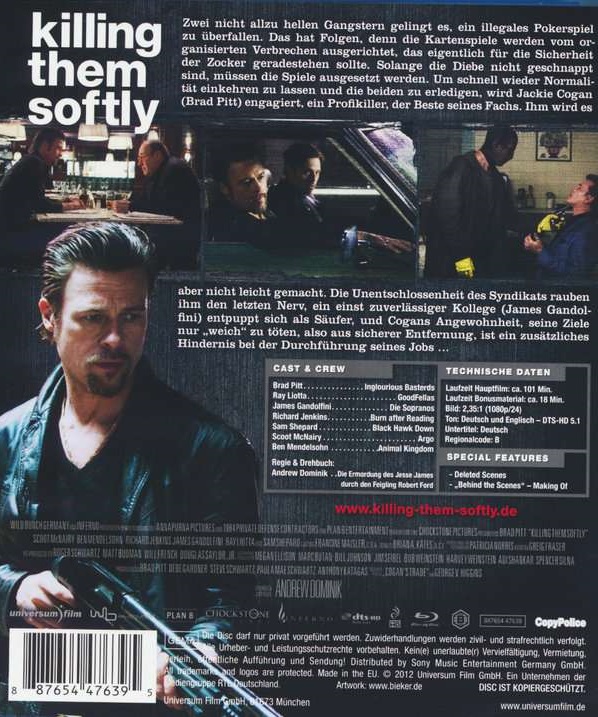Killing Them Softly (ej svensk text) (Blu-ray) - 2