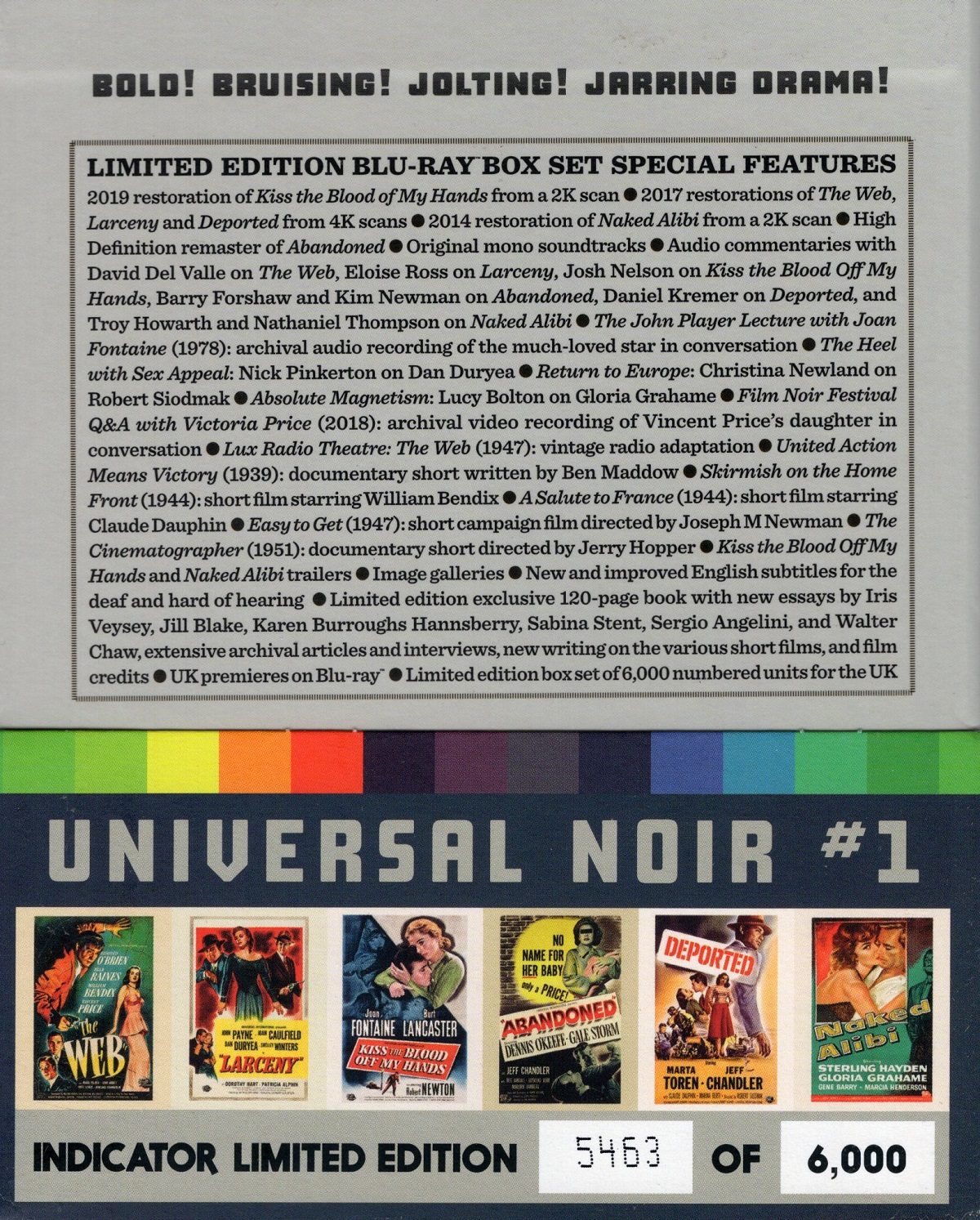 UNIVERSAL NOIR #1 Limited Edition (ej svensk text) (Blu-ray) - 2