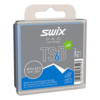 Swix TS6 Svart -6°C/-12°C
