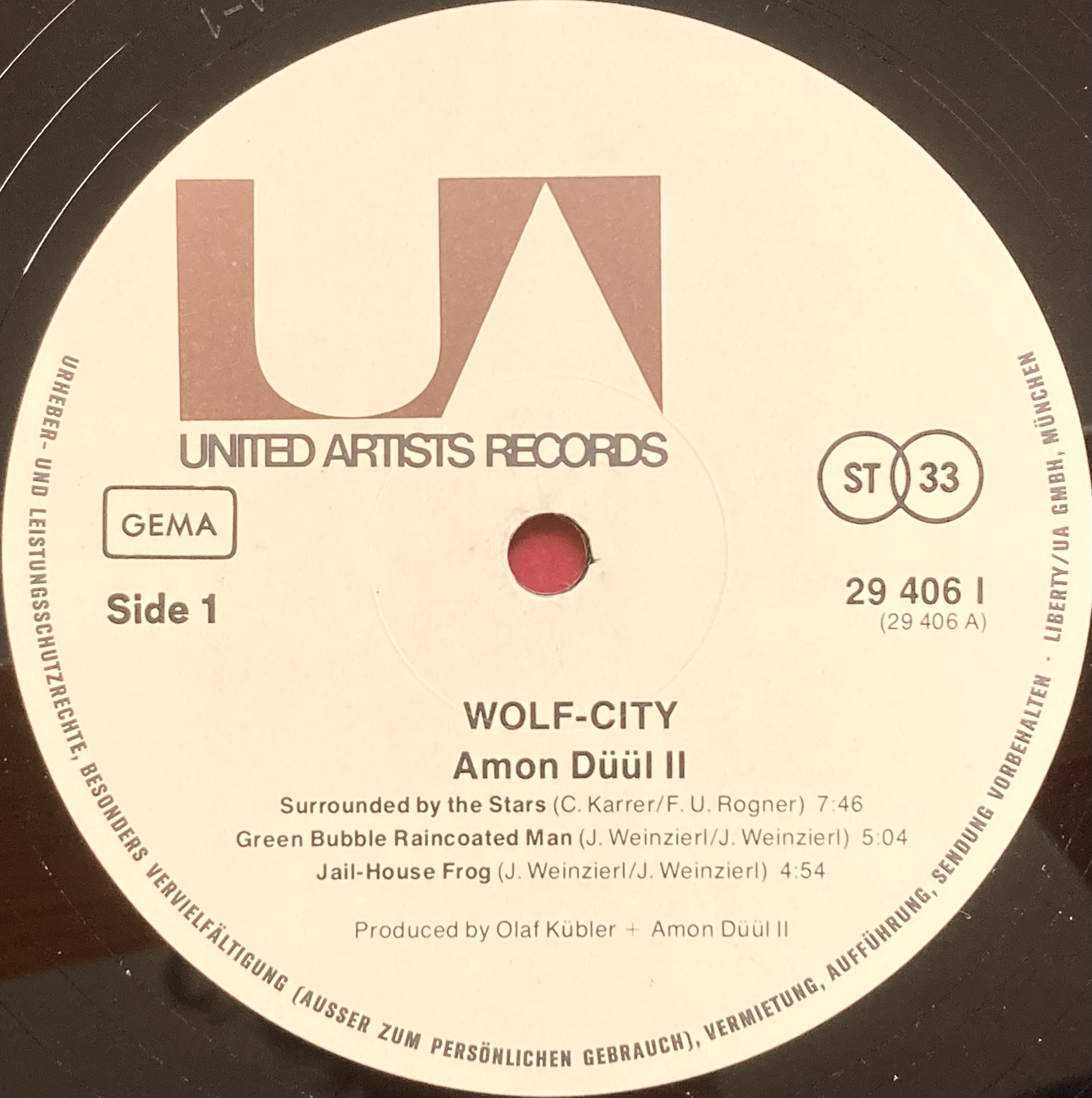 AMON DüüL II - Wolf city Ger-orig LP 1972 - 4