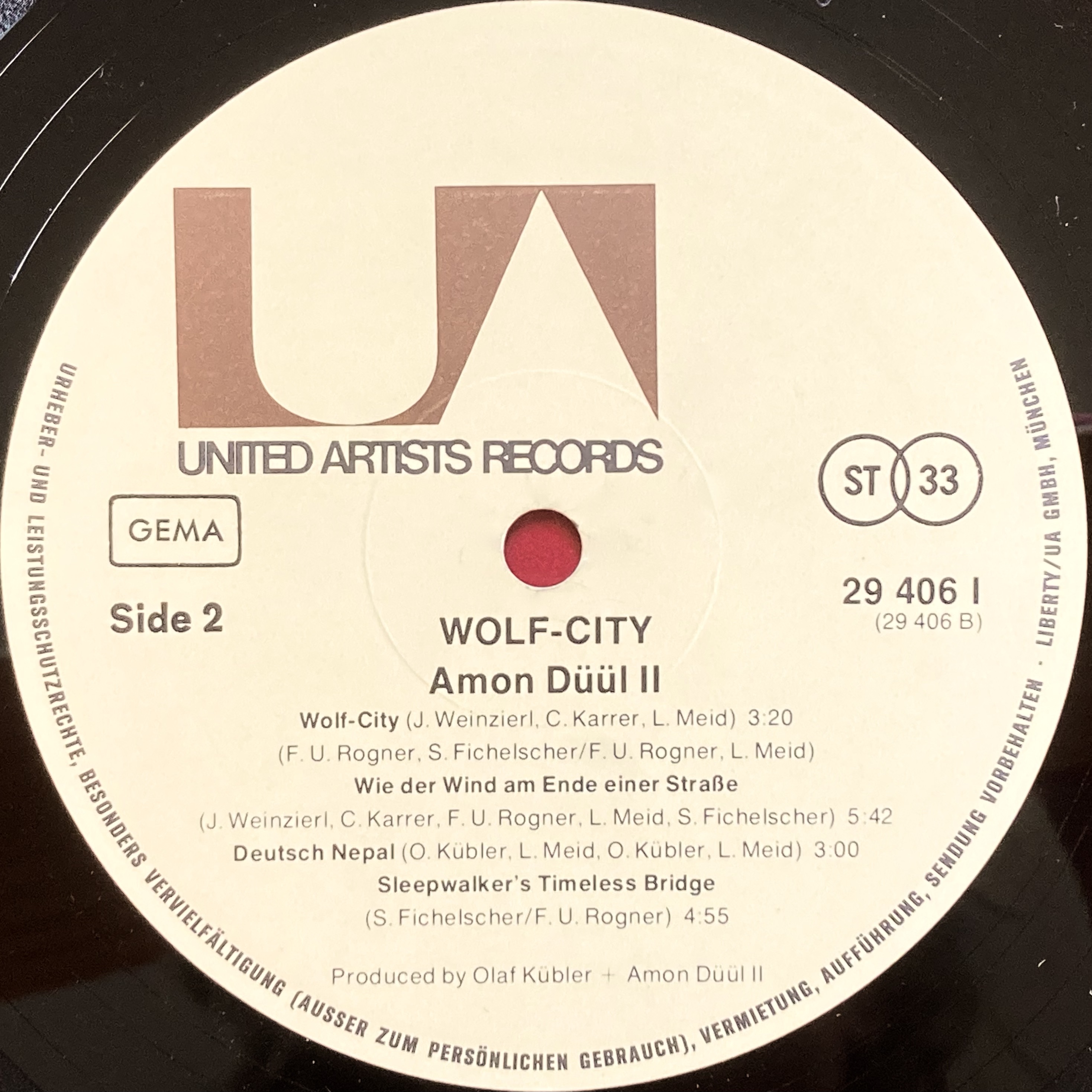 AMON DüüL II - Wolf city Ger-orig LP 1972 - 5