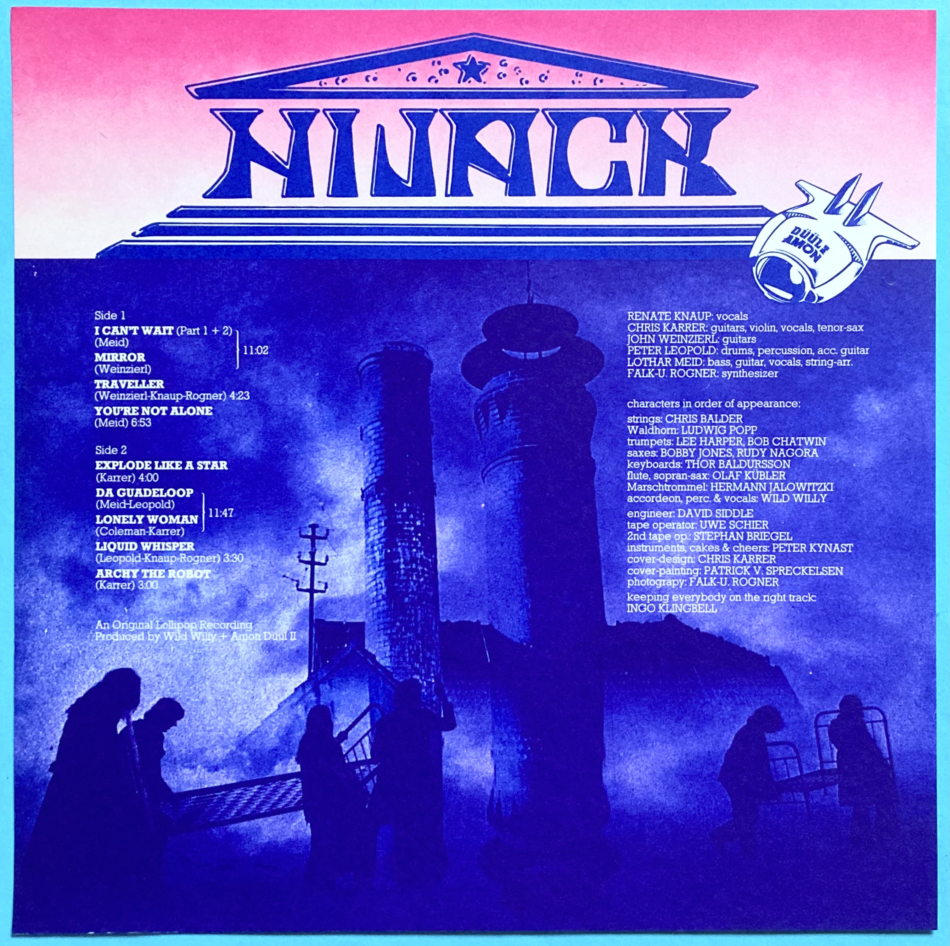 AMON DüüL II - Hi Jack Ger-orig LP 1974 - 5