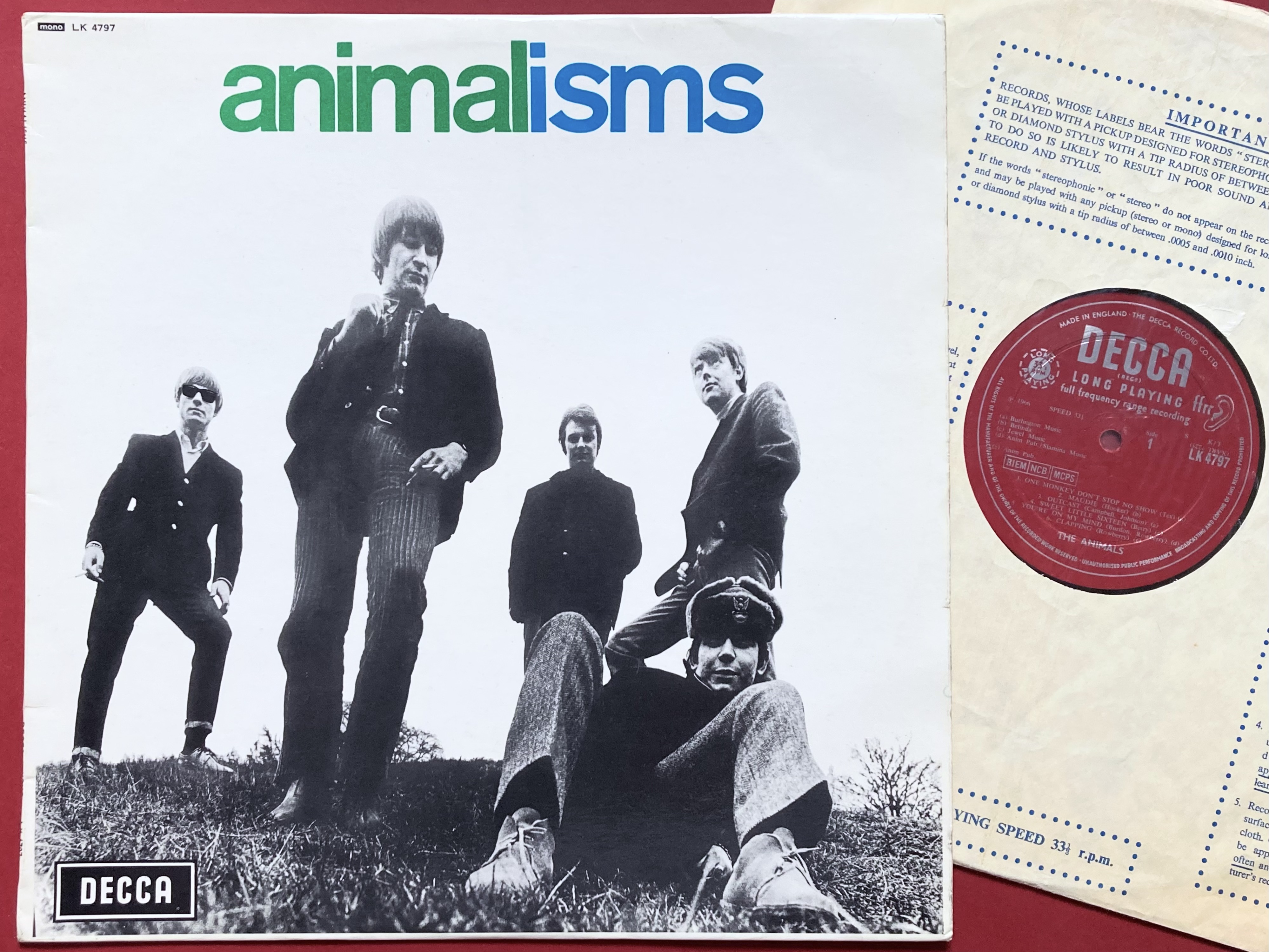 ANIMALS - Animalisms UK-orig LP 1966