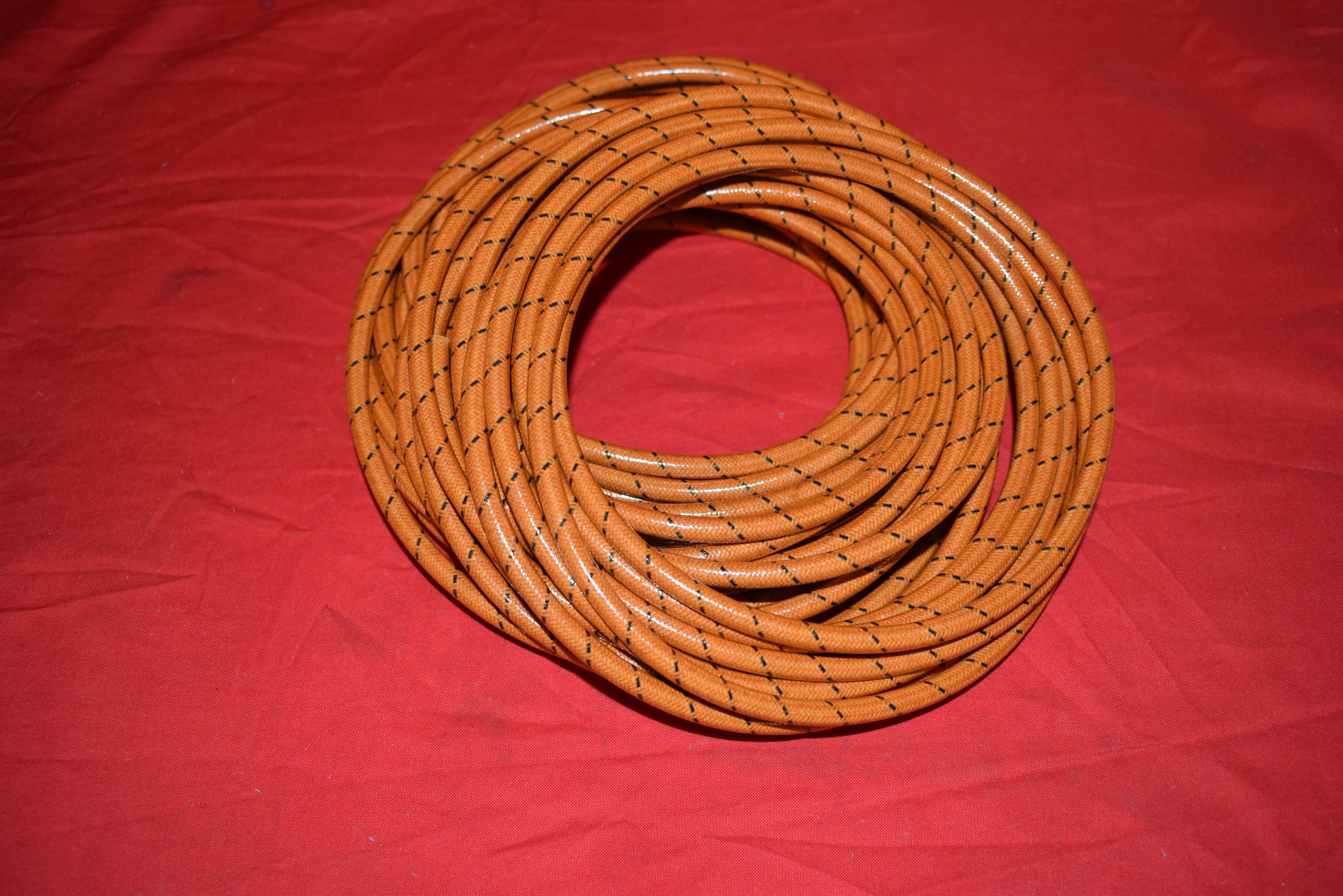Spark Plug Wire Tan with Black Tracer