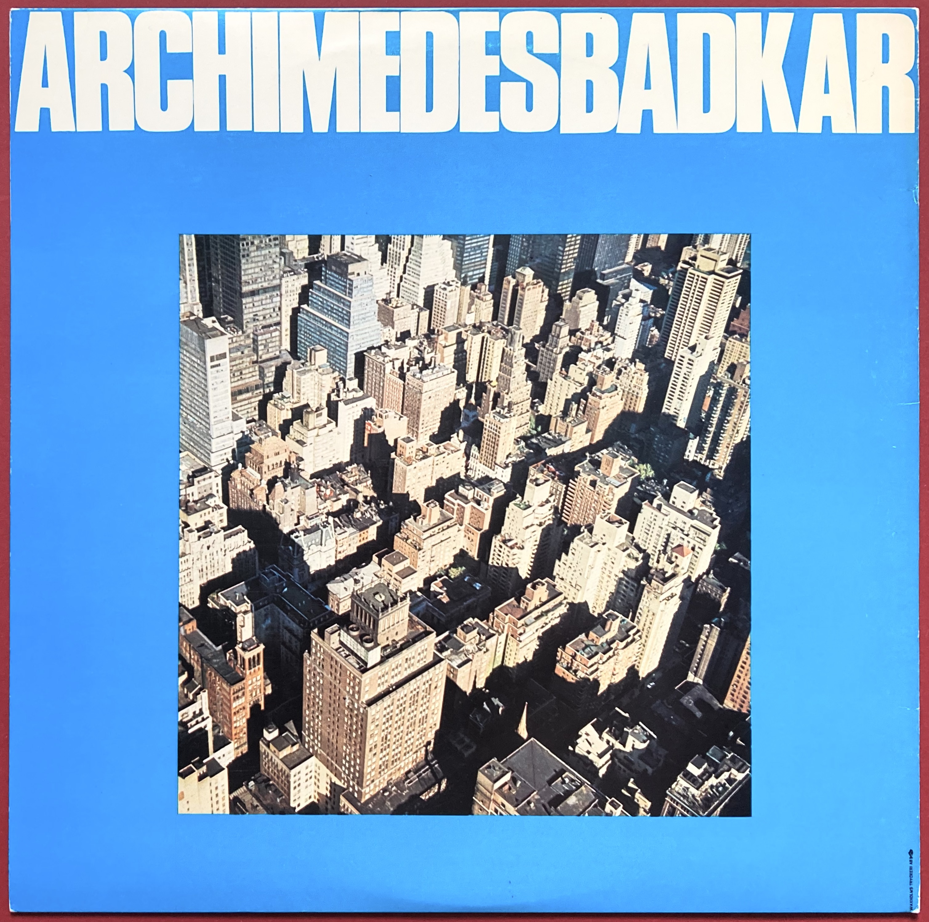 ARCHIMEDES BADKAR - Tre Swe-orig LP 1977 - 2