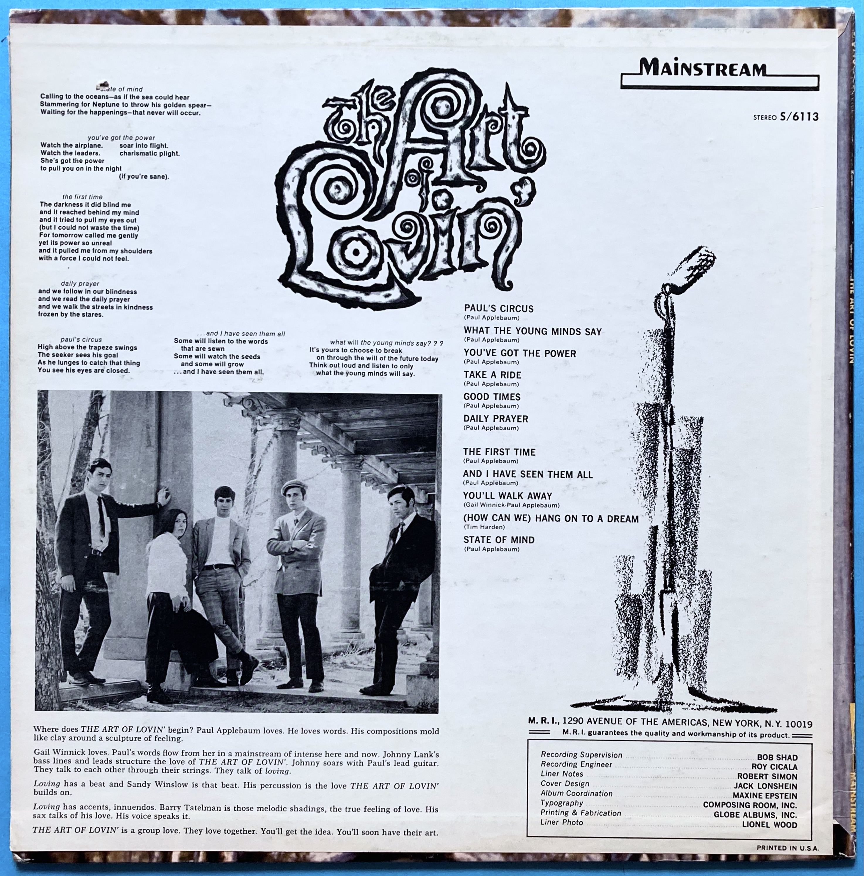 ART OF LOVIN´ - "same" US-orig LP 1968 - 2