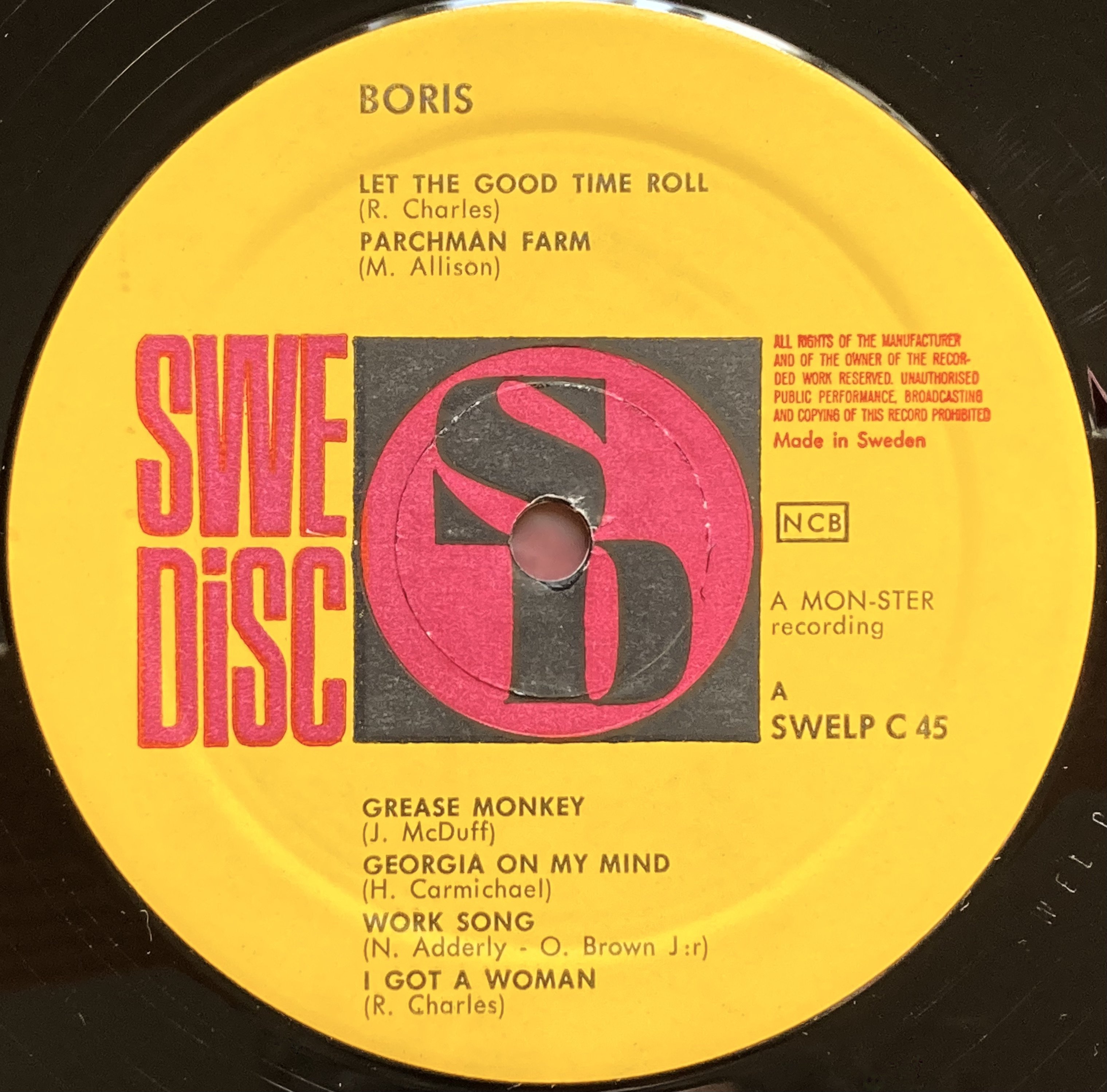 BORIS - R&B Swe-orig LP 1968 - 4