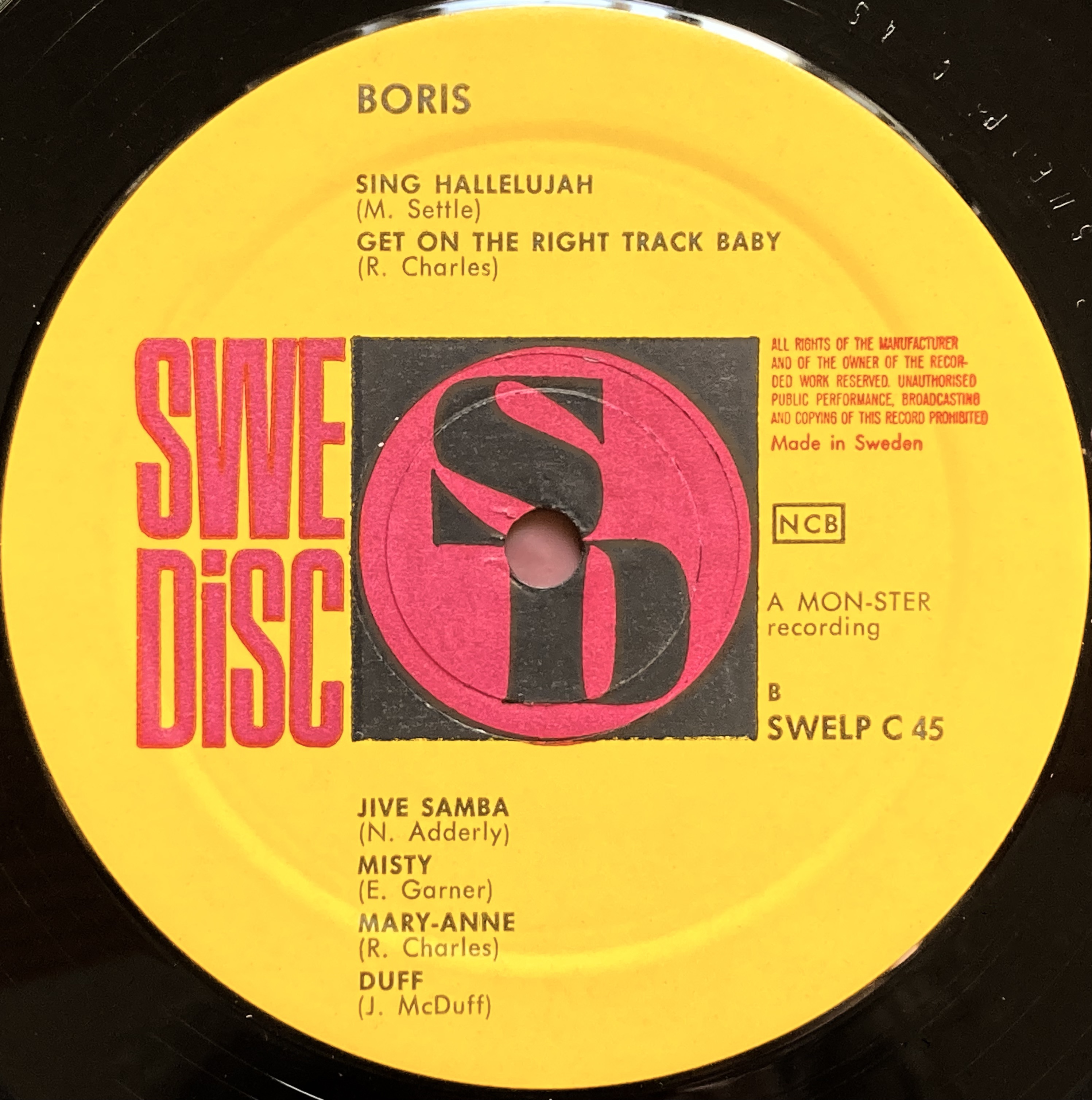 BORIS - R&B Swe-orig LP 1968 - 5