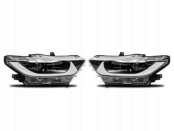 MP Concepts Monster LED Lycktor; Svart hus; klart glas (MUSTANG 15-17)