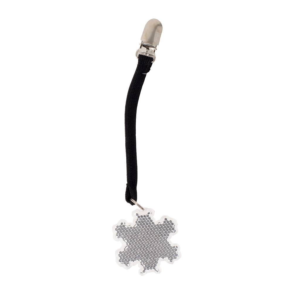 Reflexband Snöflinga Svart
