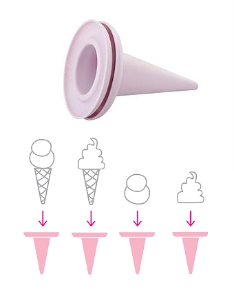 Cillicone Glasstrut Light Pink - 3