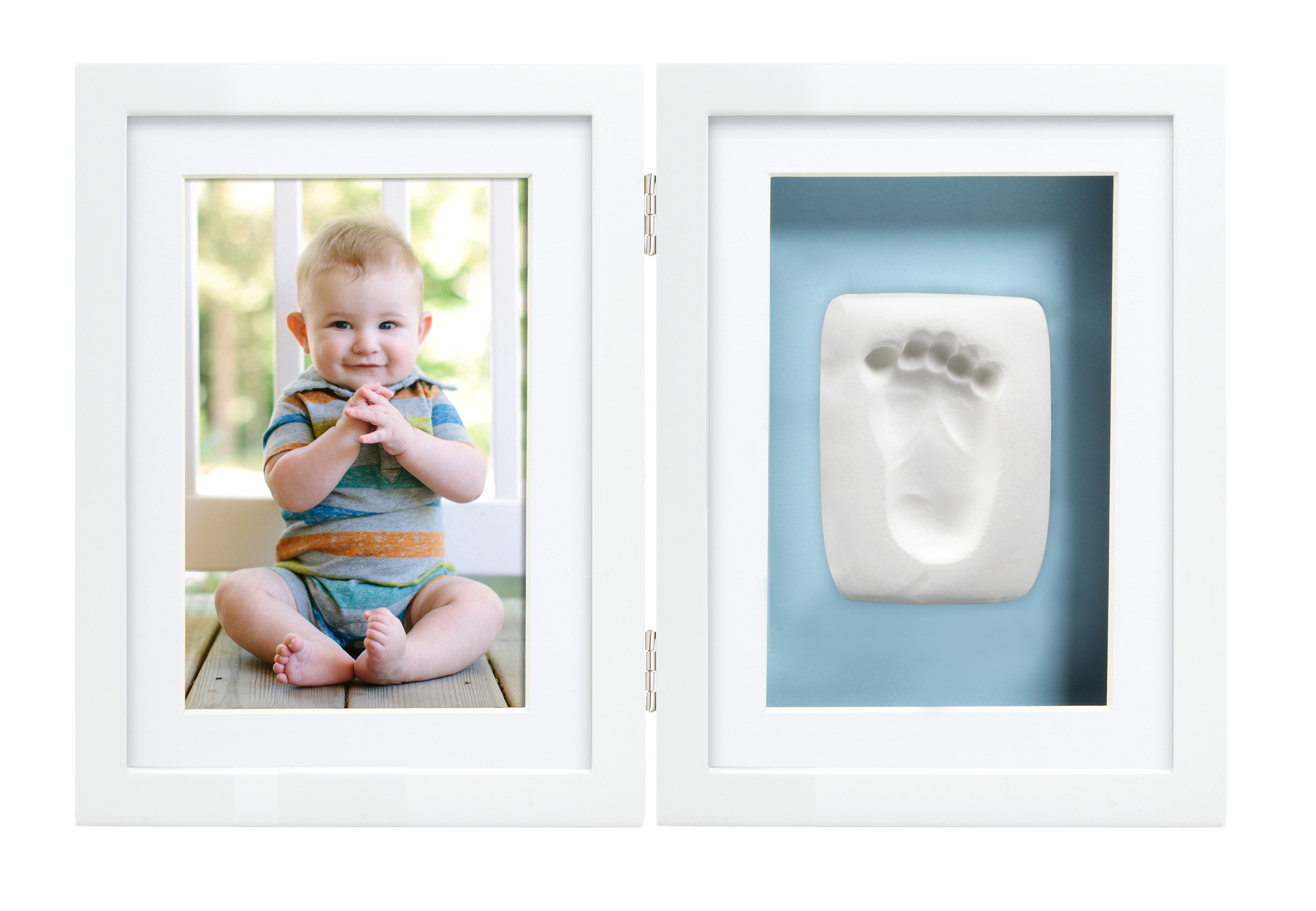 Babyprints Ram Dubbel Ledad Vit - 4