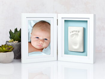 Babyprints Ram Dubbel Ledad Vit