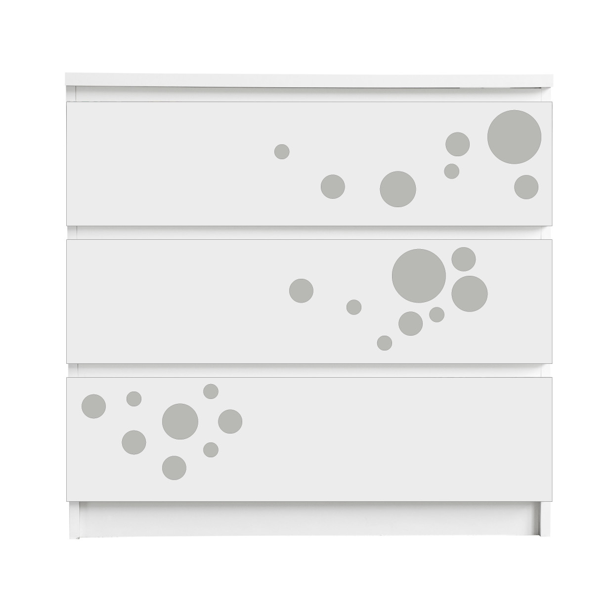 Stickyfront Silver dots - 3